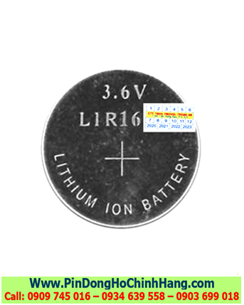 LIR1616; Pin sạc lithium 3.6v LIR1616