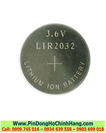 Pin LIR 2032; Pin sạc 3.6v lithium LIR2032