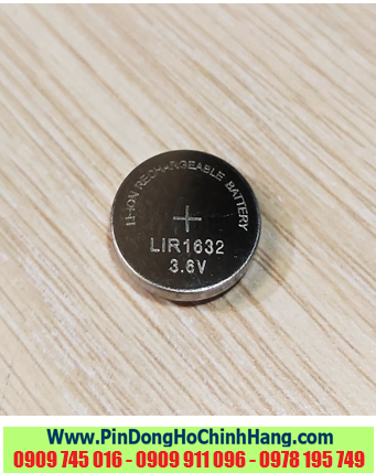 LIR1632, Pin sạc LIR1632